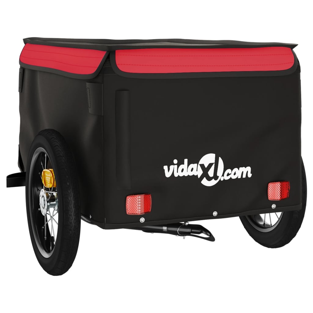 Rimorchio Da Bici Nero E 30 Kg In Ferro
