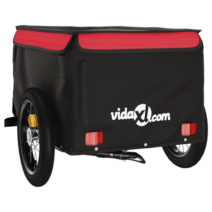 Rimorchio Da Bici Nero E 30 Kg In Ferro