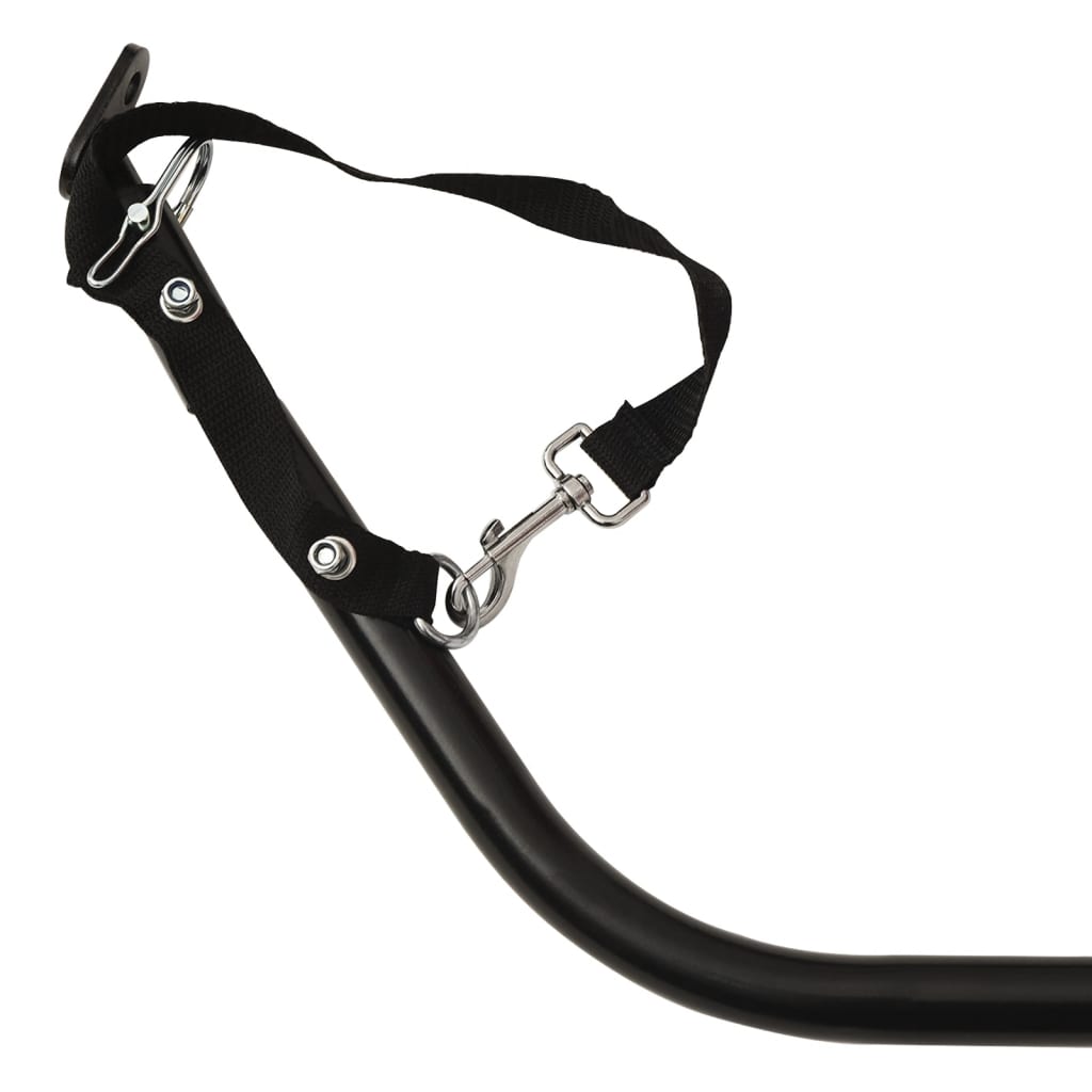 Rimorchio Da Bici Nero E 30 Kg In Ferro