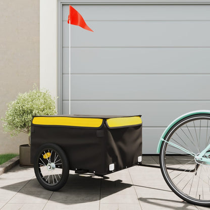 Rimorchio Da Bici Nero E 30 Kg In Ferro