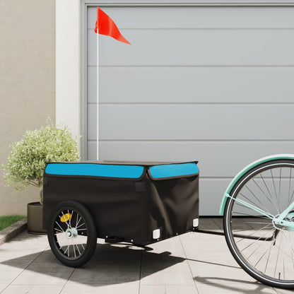 Rimorchio Da Bici Nero E 30 Kg In Ferro