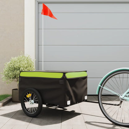 Rimorchio Da Bici Nero E 30 Kg In Ferro