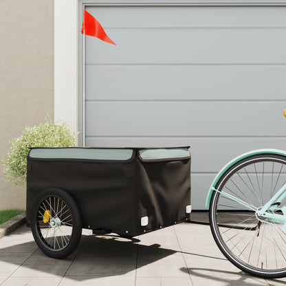 Rimorchio Da Bici Nero E 30 Kg In Ferro