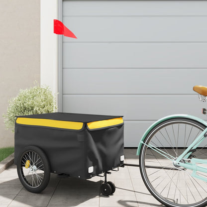 Rimorchio Da Bici Nero E 30 Kg In Ferro