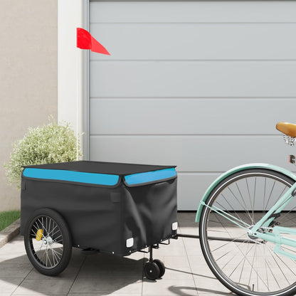 Rimorchio Da Bici Nero E 30 Kg In Ferro