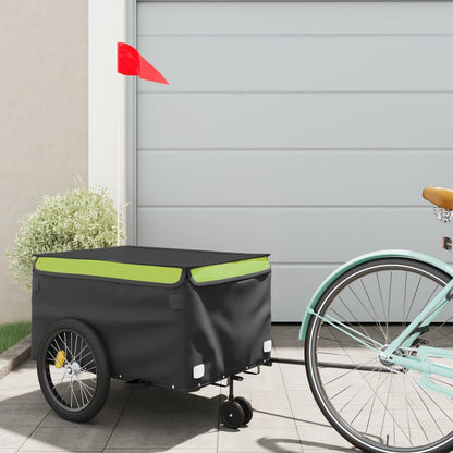 Rimorchio Da Bici Nero E 30 Kg In Ferro