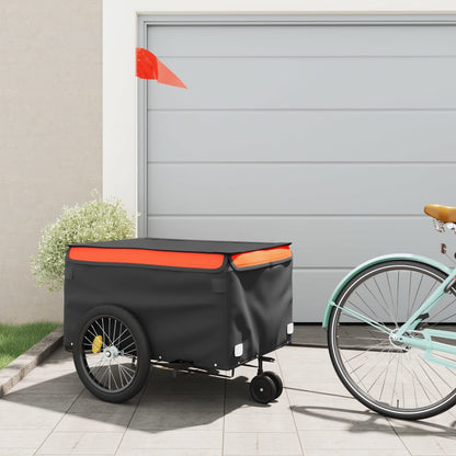 Rimorchio Da Bici Nero E 30 Kg In Ferro