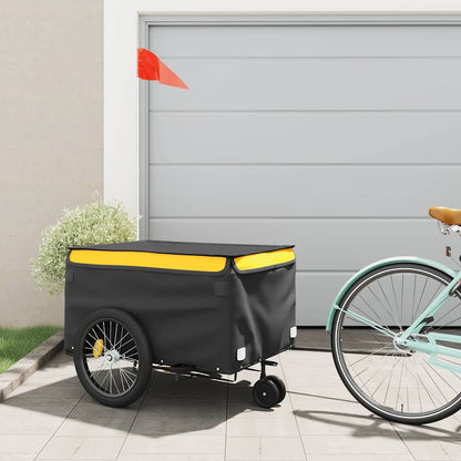 Rimorchio Da Bici Nero E 30 Kg In Ferro