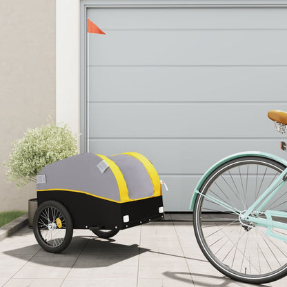 Rimorchio Da Bici Nero E 45 Kg In Ferro