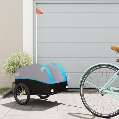 Rimorchio Da Bici Nero E 45 Kg In Ferro