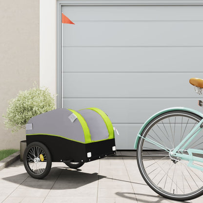 Rimorchio Da Bici Nero E 45 Kg In Ferro