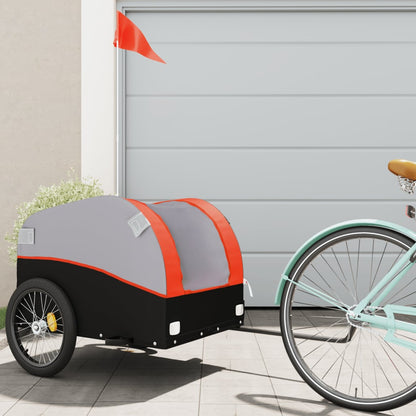 Rimorchio Da Bici Nero E 45 Kg In Ferro