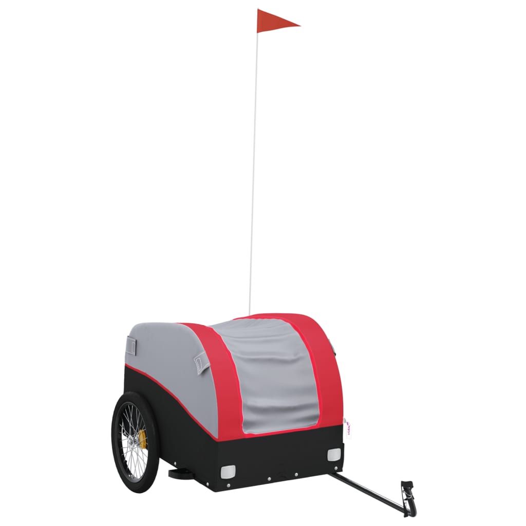 Rimorchio Da Bici Nero E 45 Kg In Ferro