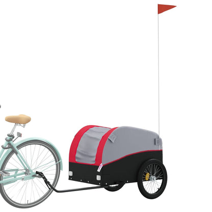 Rimorchio Da Bici Nero E 45 Kg In Ferro