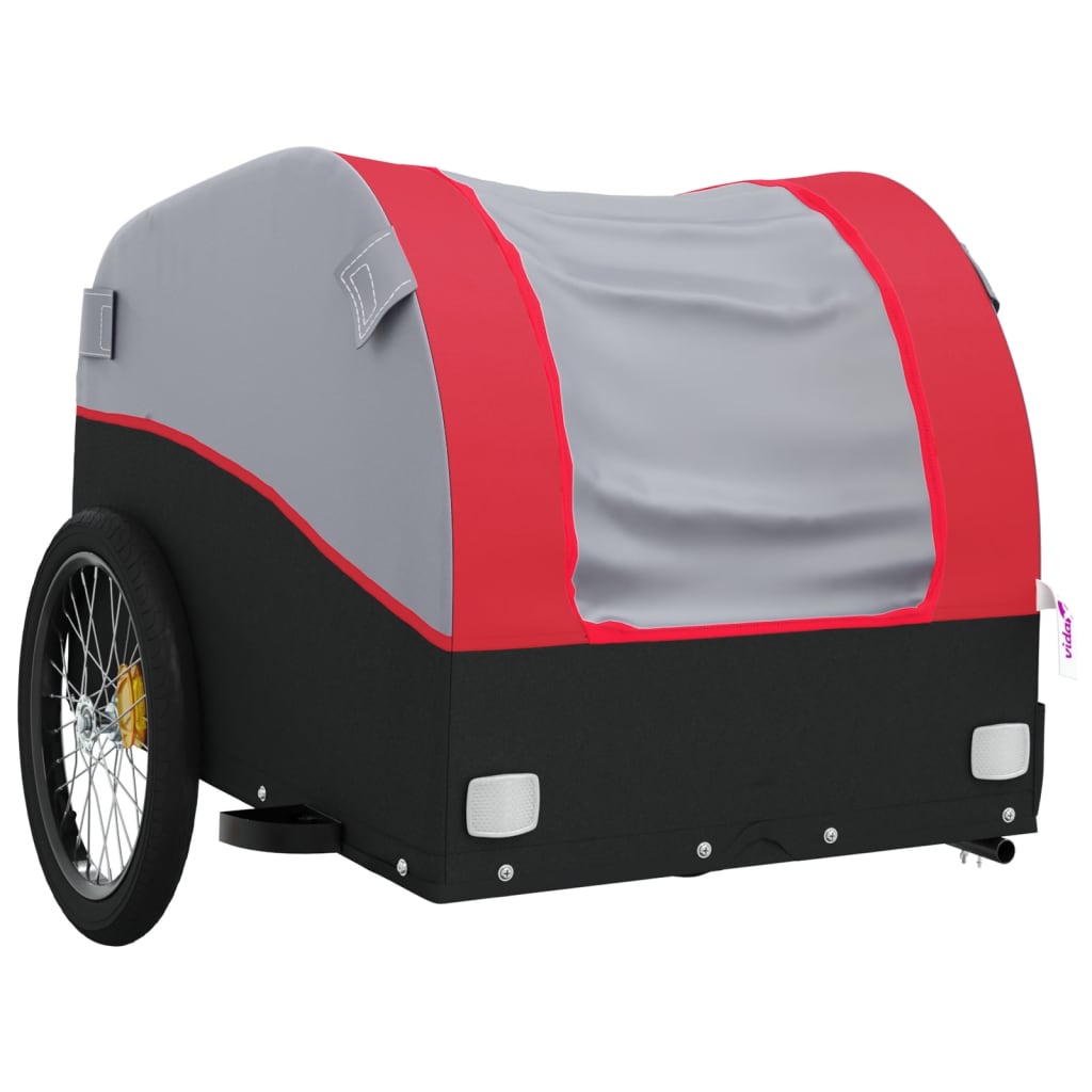 Rimorchio Da Bici Nero E 45 Kg In Ferro