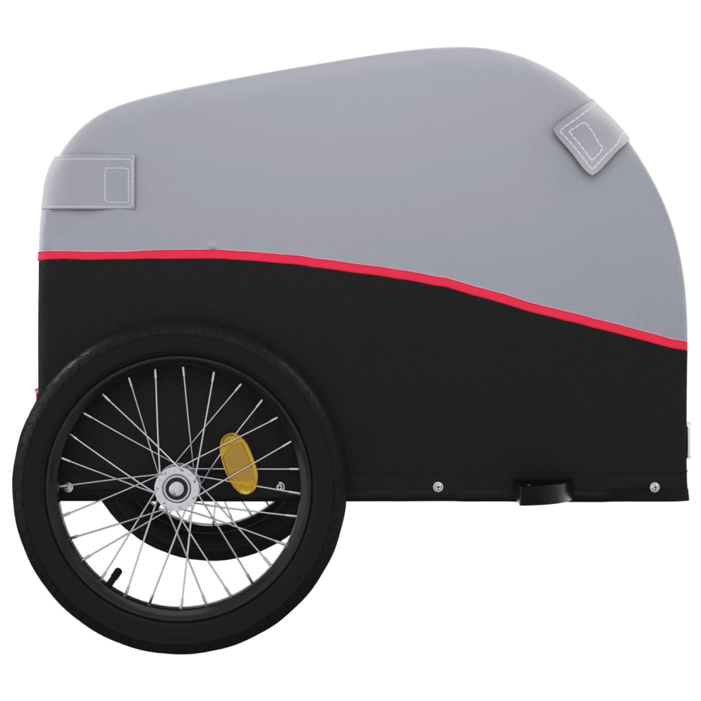 Rimorchio Da Bici Nero E 45 Kg In Ferro