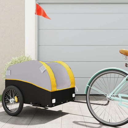Rimorchio Da Bici Nero E 45 Kg In Ferro