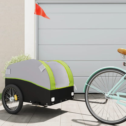 Rimorchio Da Bici Nero E 45 Kg In Ferro