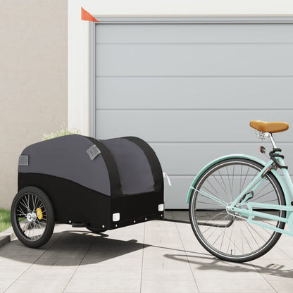 Rimorchio Da Bici Nero E 45 Kg In Ferro