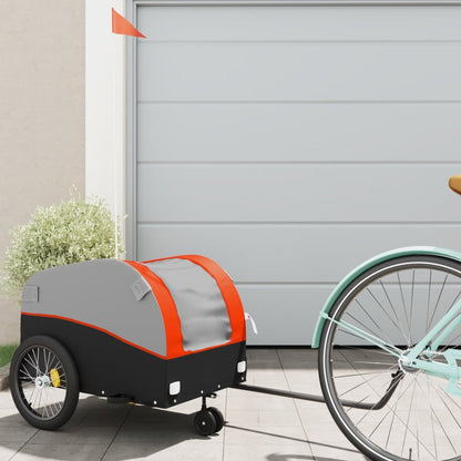 Rimorchio Da Bici Nero E 45 Kg In Ferro