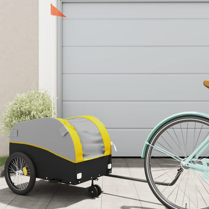 Rimorchio Da Bici Nero E 45 Kg In Ferro