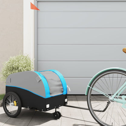 Rimorchio Da Bici Nero E 45 Kg In Ferro