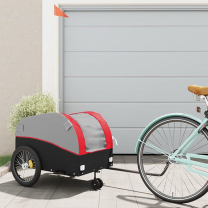 Rimorchio Da Bici Nero E 45 Kg In Ferro