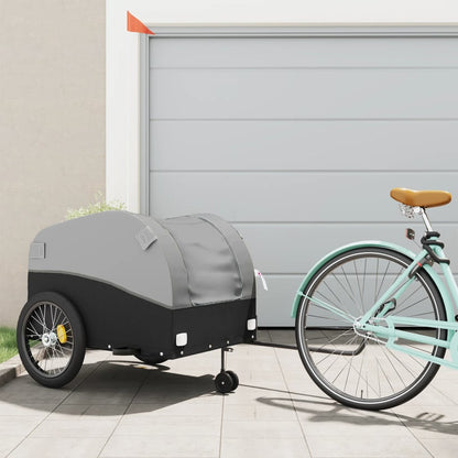 Rimorchio Da Bici Nero E 45 Kg In Ferro