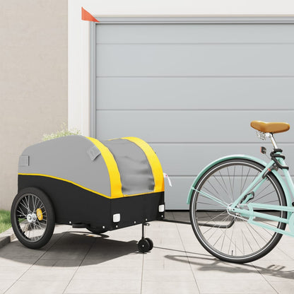 Rimorchio Da Bici Nero E 45 Kg In Ferro