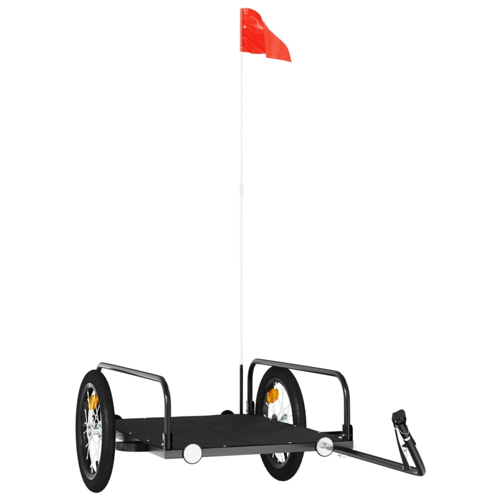 Rimorchio Da Bici Nero In Ferro