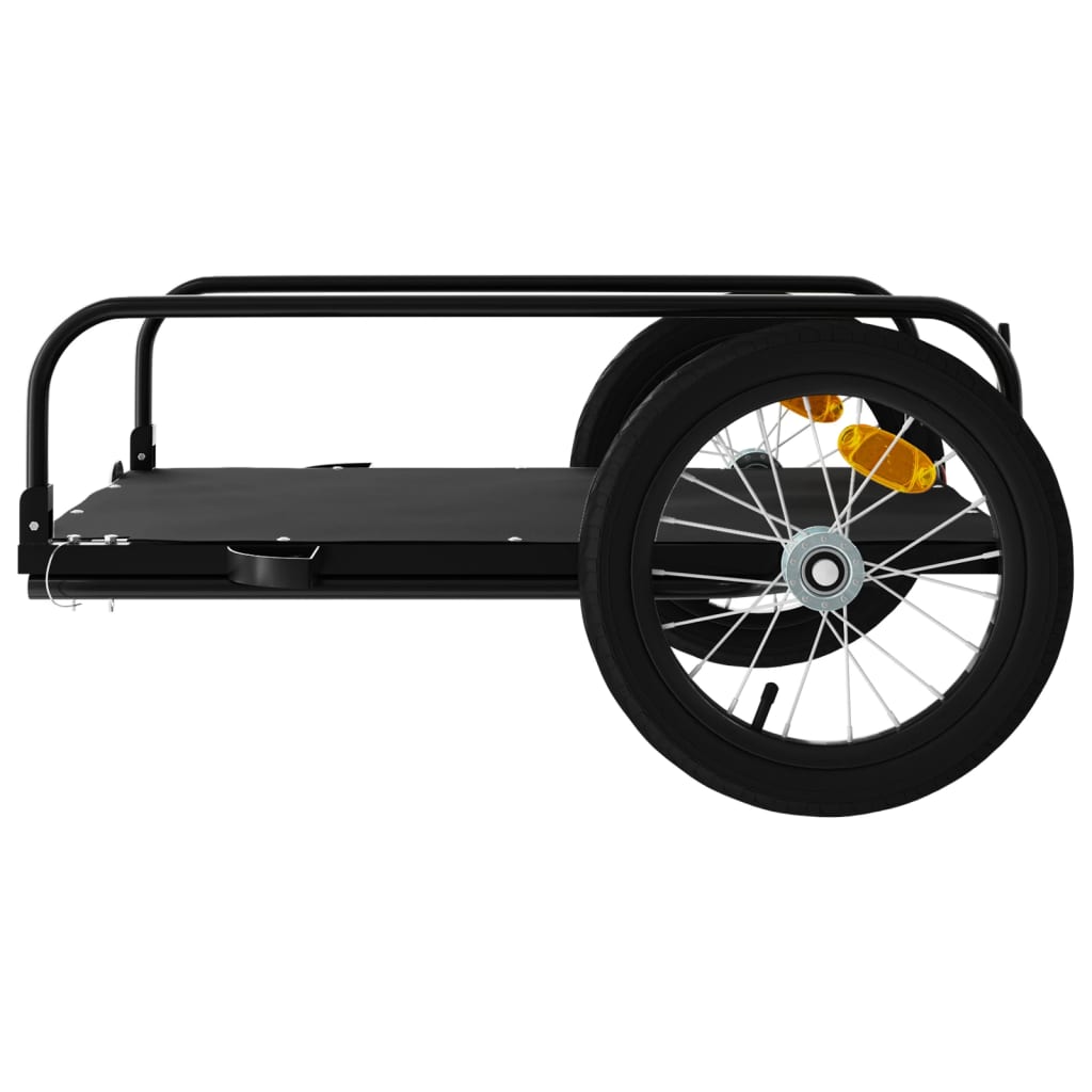 Rimorchio Da Bici Nero In Ferro