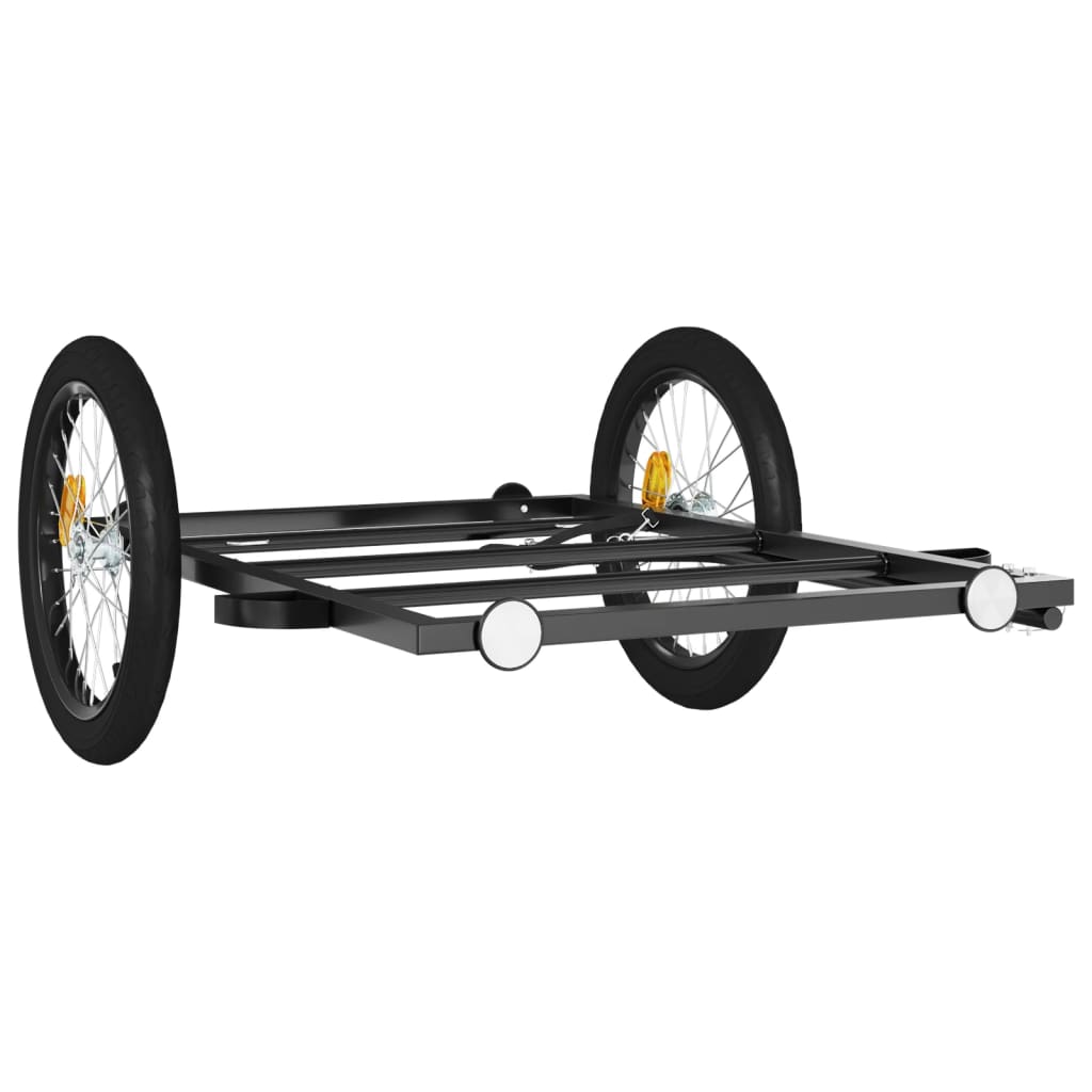 Rimorchio Da Bici Nero In Ferro