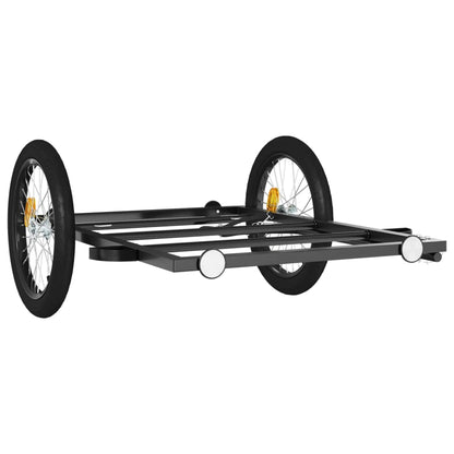 Rimorchio Da Bici Nero In Ferro