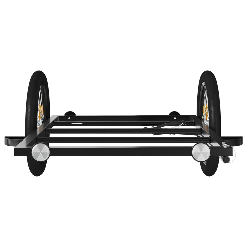 Rimorchio Da Bici Nero In Ferro