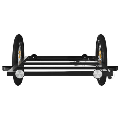 Rimorchio Da Bici Nero In Ferro