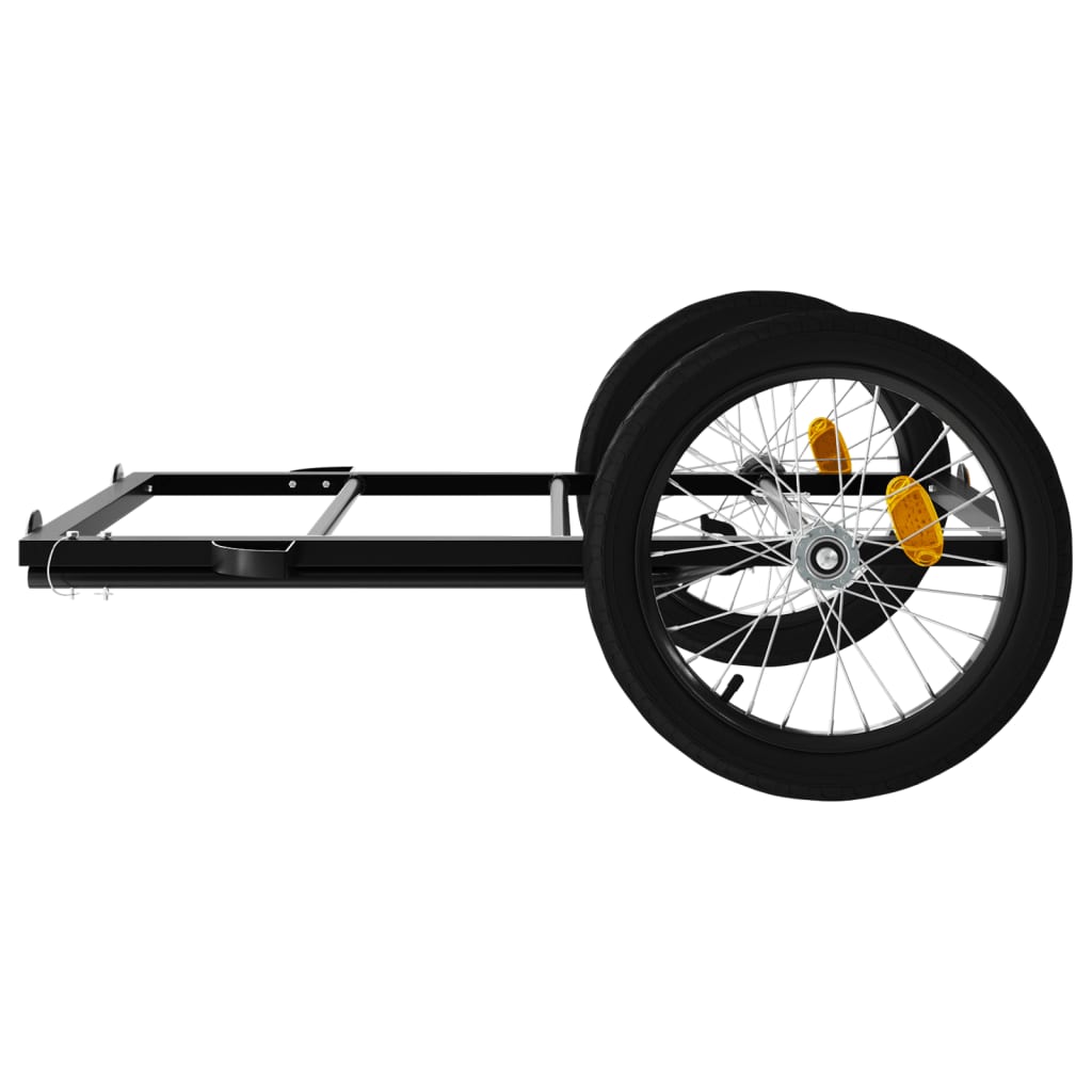 Rimorchio Da Bici Nero In Ferro