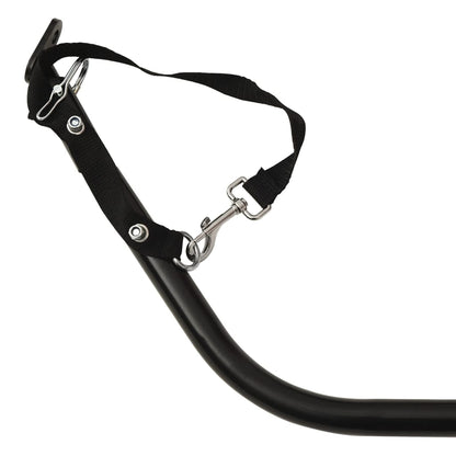 Rimorchio Da Bici Nero In Ferro