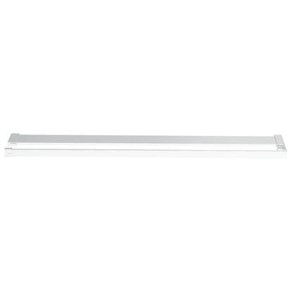 Parete Doccia Con Mensola 90X195Cm Vetro Esg E Alluminio