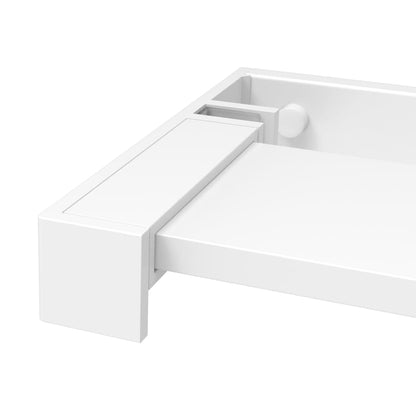 Parete Doccia Con Mensola 115X195Cm Vetro Esg E Alluminio