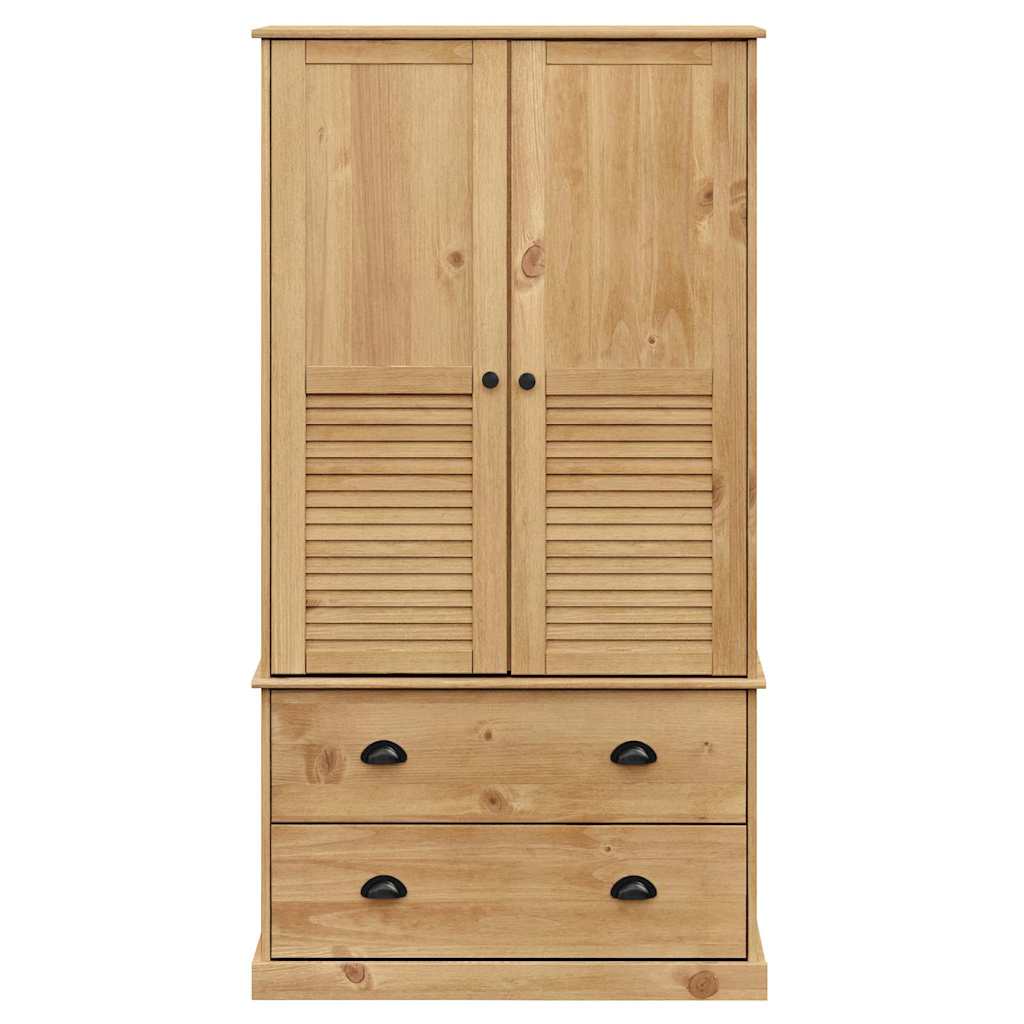 Armadio Vigo 90X55X170 Cm In Legno Massello Di Pino