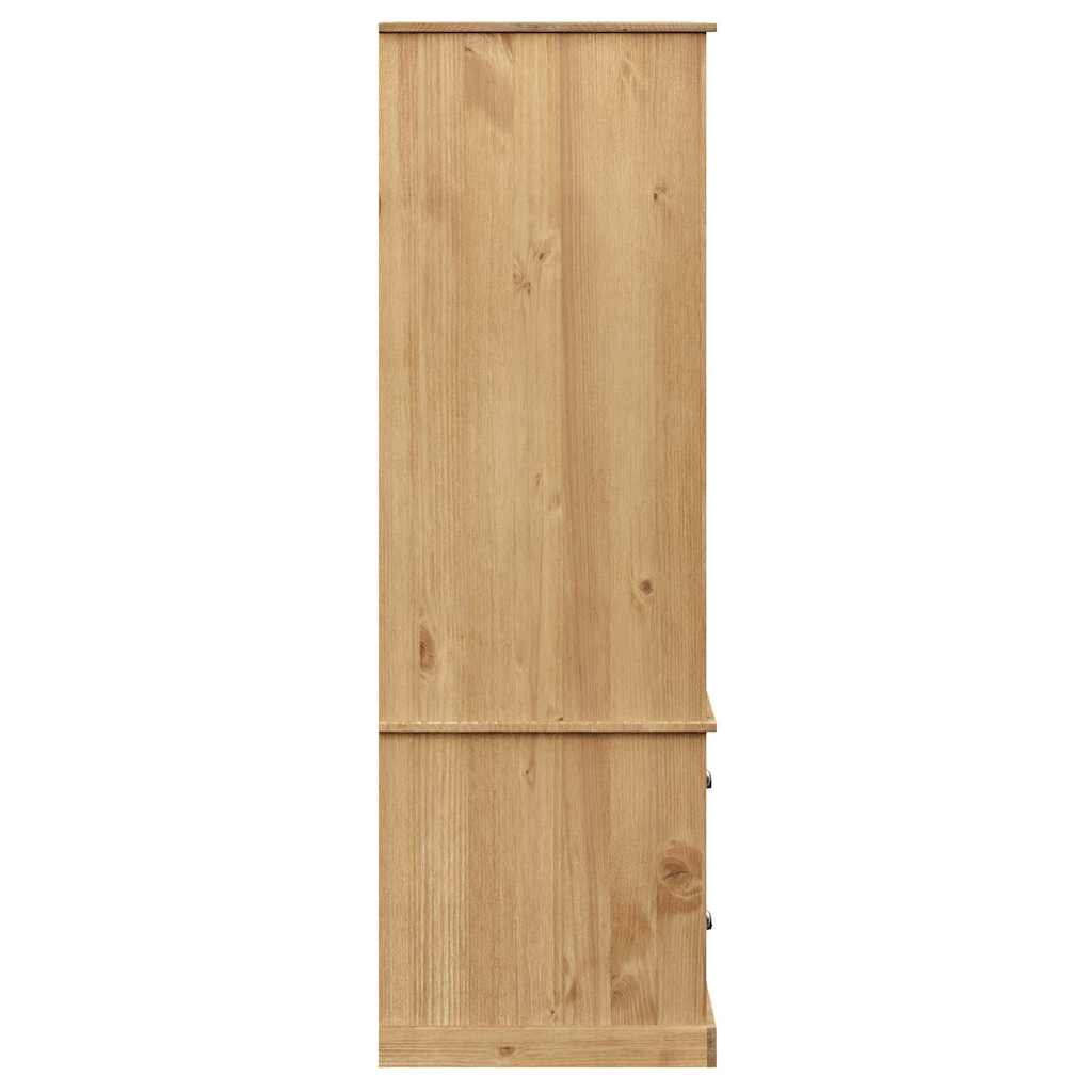 Armadio Vigo 90X55X170 Cm In Legno Massello Di Pino