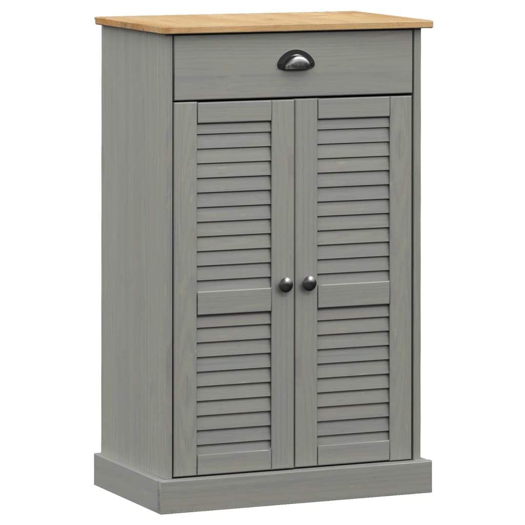 Scarpiera Vigo 60X35X96 Cm In Legno Massello Di Pino