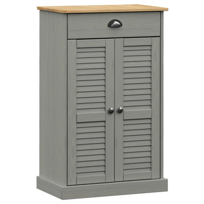 Scarpiera Vigo 60X35X96 Cm In Legno Massello Di Pino
