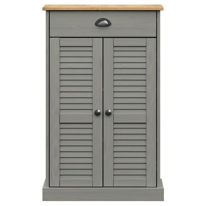 Scarpiera Vigo 60X35X96 Cm In Legno Massello Di Pino