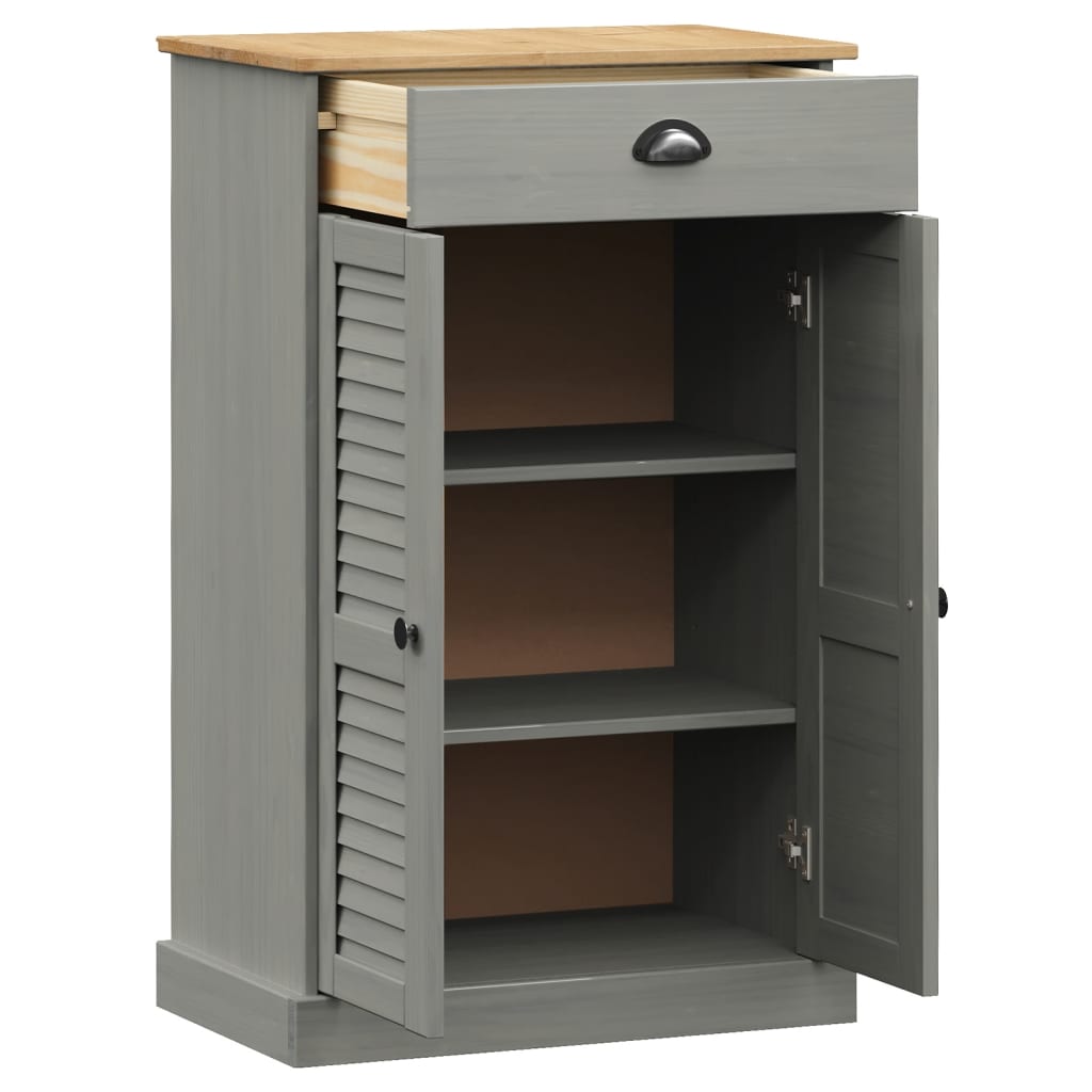 Scarpiera Vigo 60X35X96 Cm In Legno Massello Di Pino