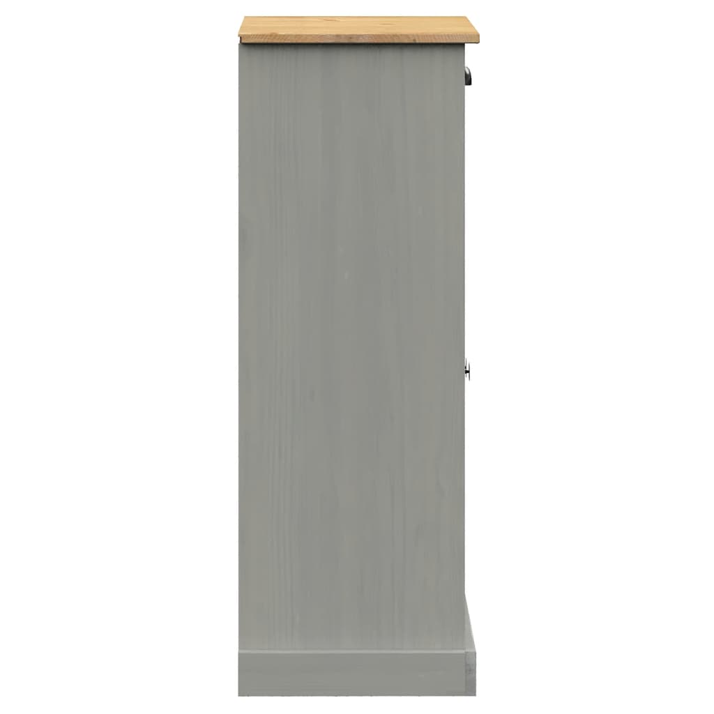 Scarpiera Vigo 60X35X96 Cm In Legno Massello Di Pino