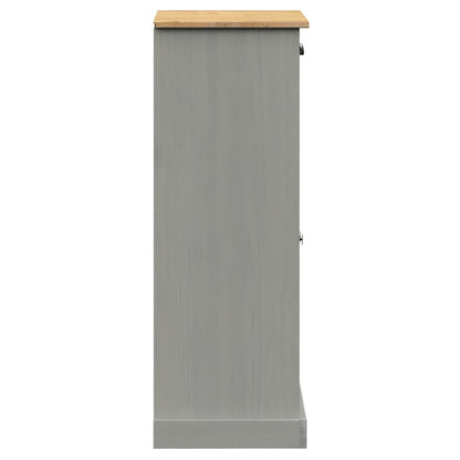 Scarpiera Vigo 60X35X96 Cm In Legno Massello Di Pino