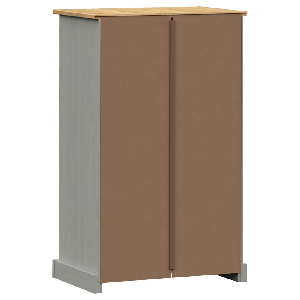 Scarpiera Vigo 60X35X96 Cm In Legno Massello Di Pino