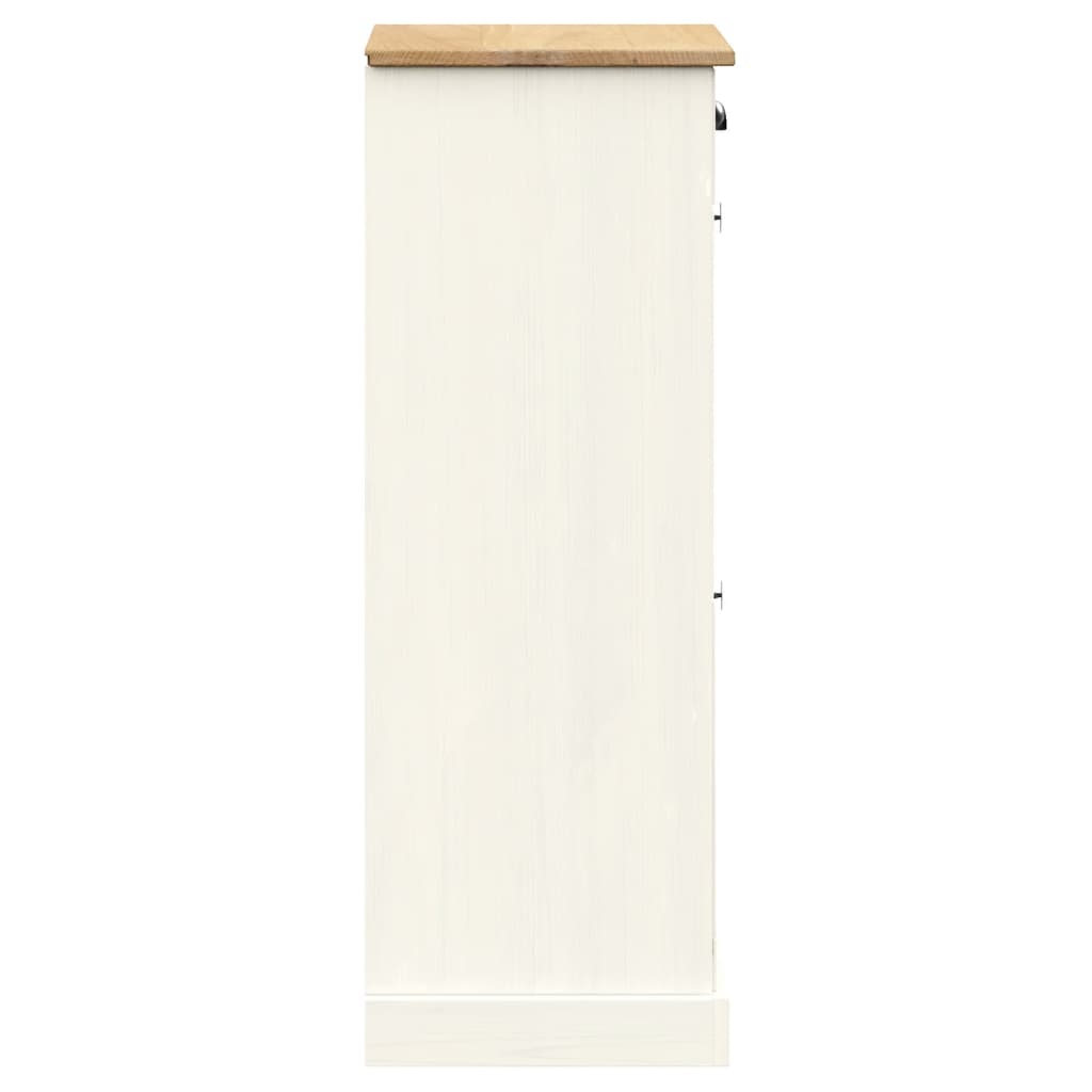 Scarpiera Vigo 60X35X96 Cm In Legno Massello Di Pino