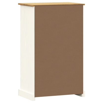 Scarpiera Vigo 60X35X96 Cm In Legno Massello Di Pino